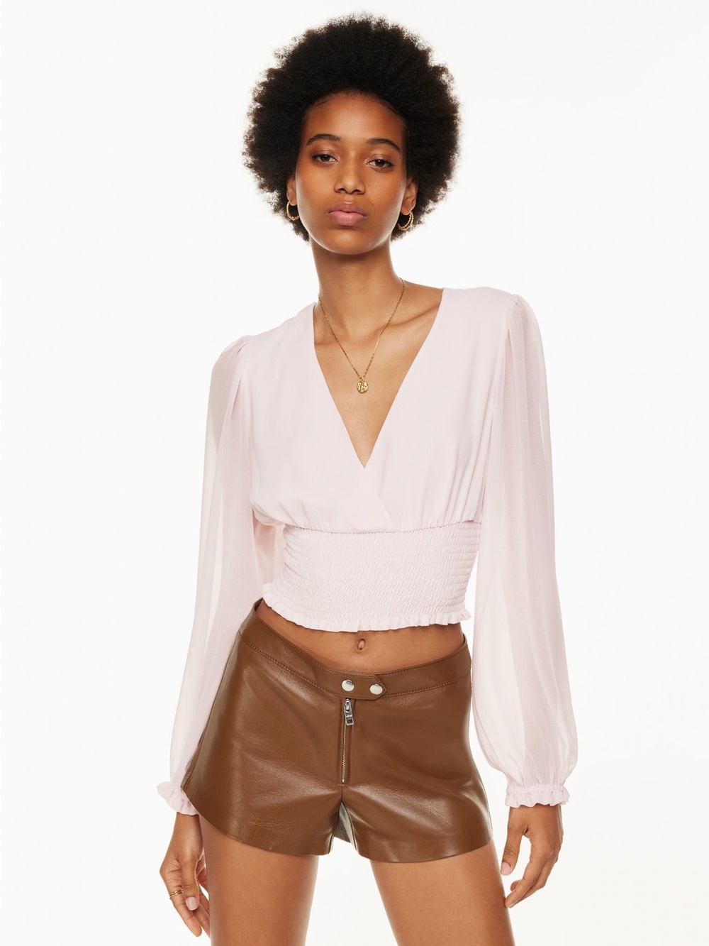 Aritzia Wilfred Wistful Blouse